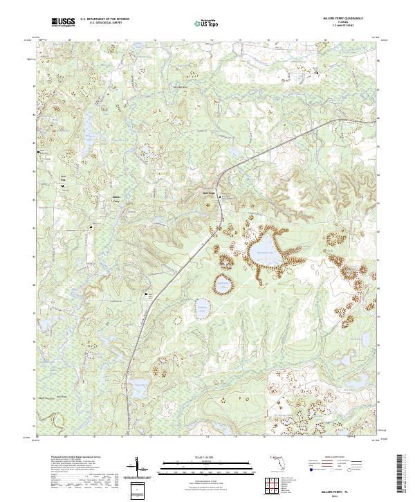 USGS Topographic Map – Millers Ferry