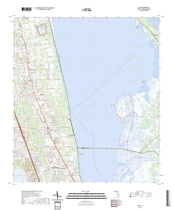 USGS Topographic Map – Mims
