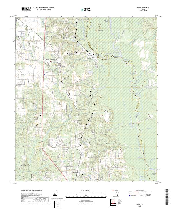 USGS Topographic Map – Molino