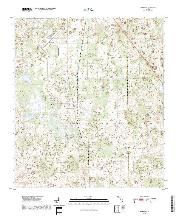 USGS Topographic Map – Morriston