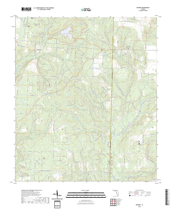 USGS Topographic Map – Munson