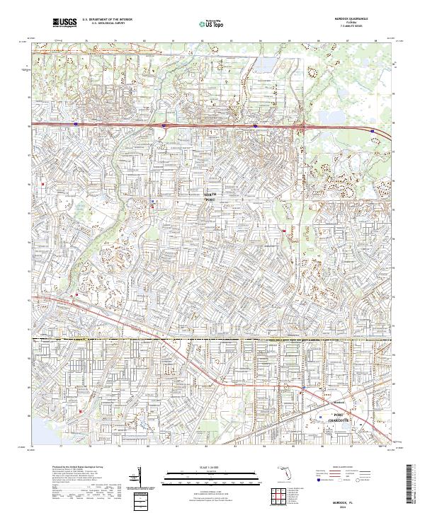 USGS Topographic Map – Murdock