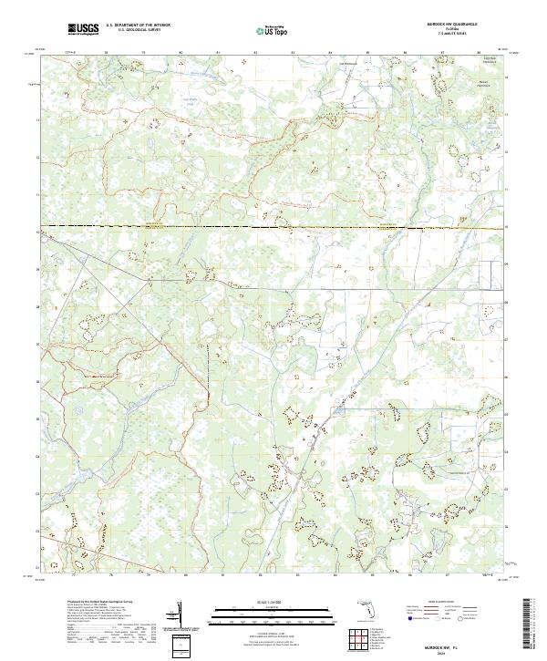 USGS Topographic Map – Murdock NW