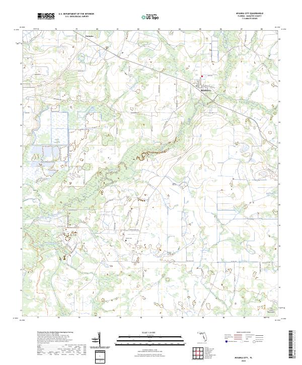 USGS Topographic Map – Myakka City