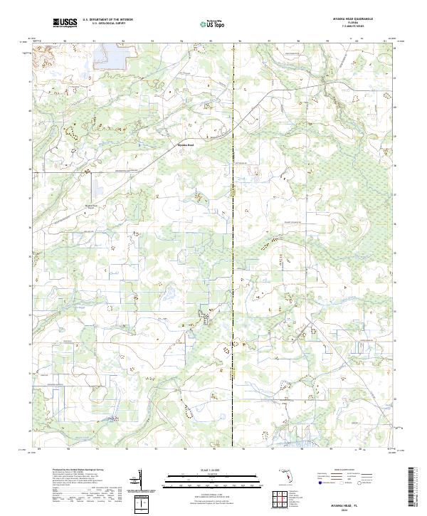 USGS Topographic Map – Myakka Head
