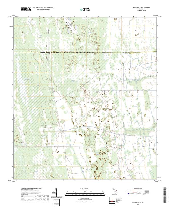 USGS Topographic Map – Narcoossee SE