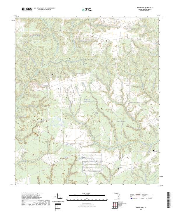 USGS Topographic Map – Niceville SE
