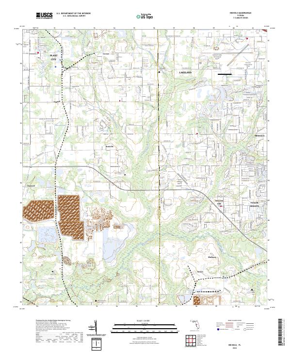 USGS Topographic Map – Nichols