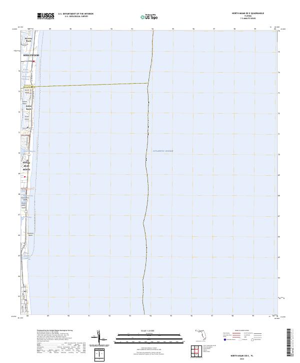 USGS Topographic Map – North Miami OE E