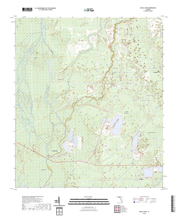 USGS Topographic Map – Nutall Rise