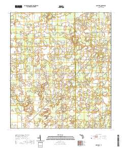 USGS Topographic Map – O'Brien SE