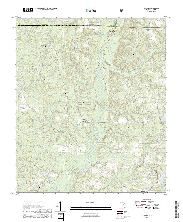 2024 Map of Oak Grove, 2024 Print