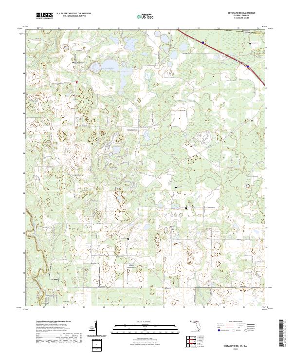 USGS Topographic Map – Octahatchee