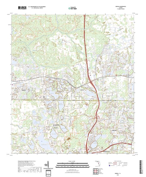 USGS Topographic Map – Odessa