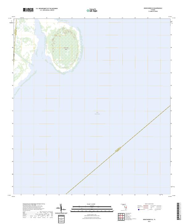 USGS Topographic Map – Okeechobee SE