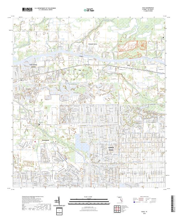 USGS Topographic Map – Olga