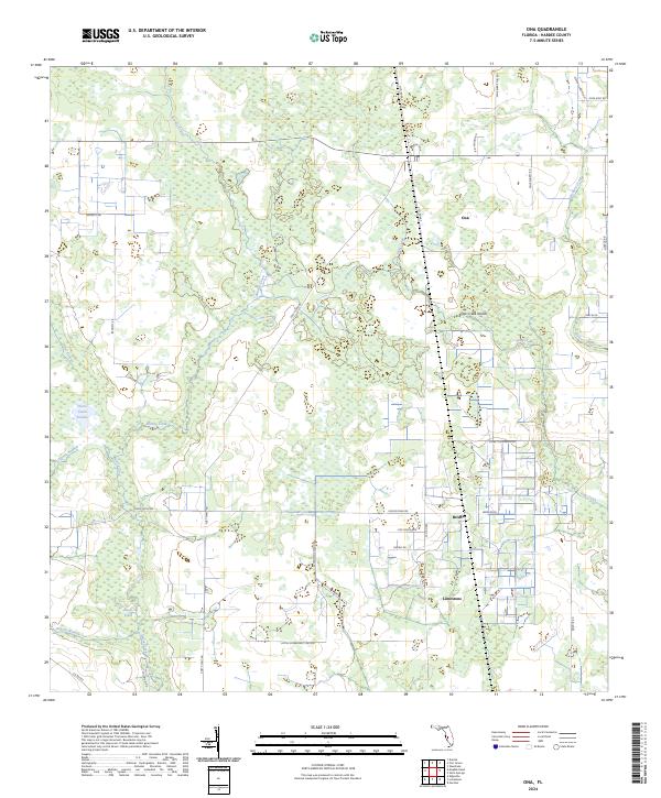 USGS Topographic Map – Ona