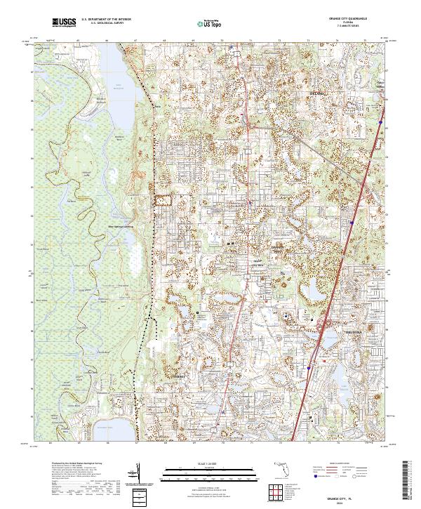 USGS Topographic Map – Orange City