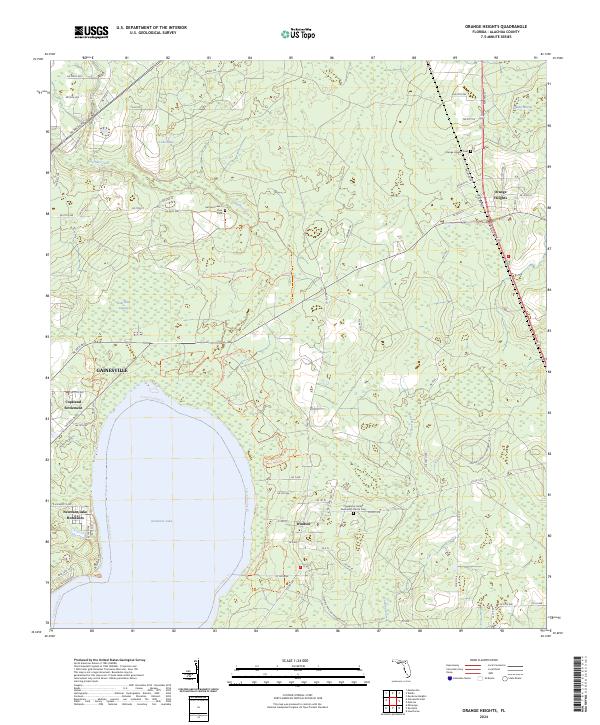 USGS Topographic Map – Orange Heights