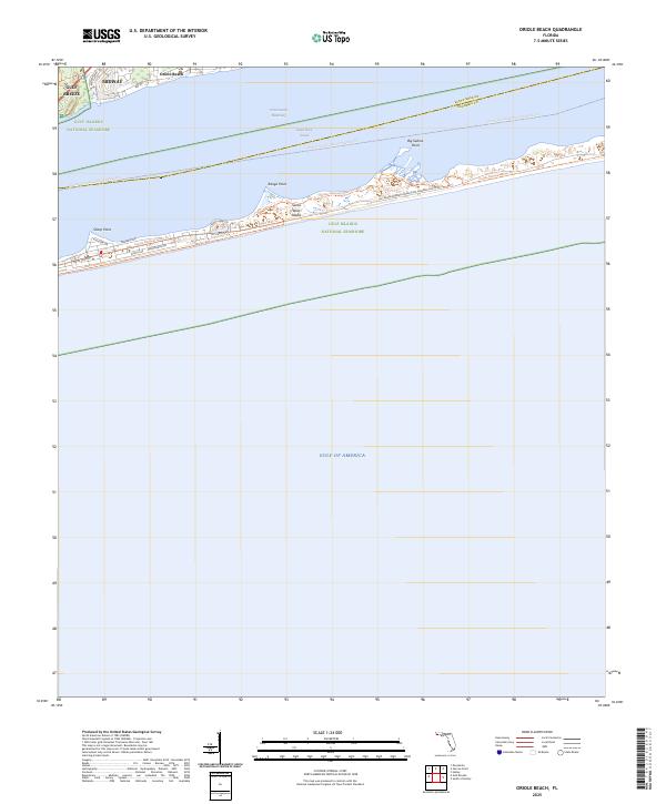 USGS Topographic Map – Oriole Beach