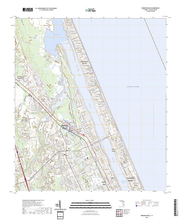 USGS Topographic Map – Ormond Beach