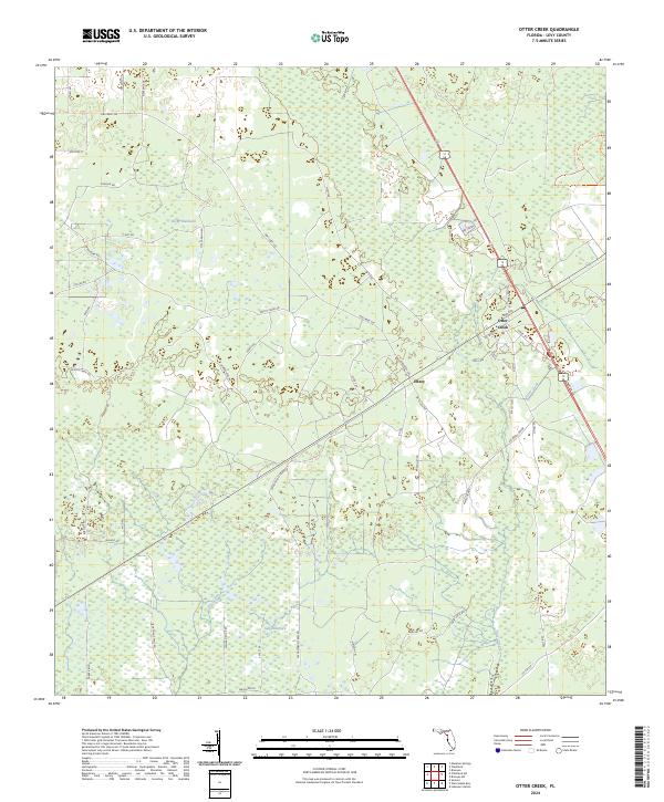 USGS Topographic Map – Otter Creek