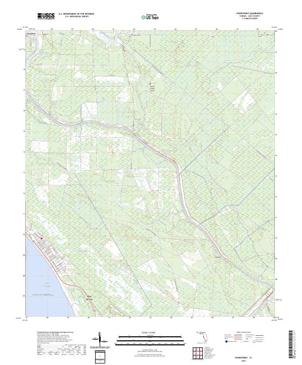 USGS Topographic Map – Overstreet