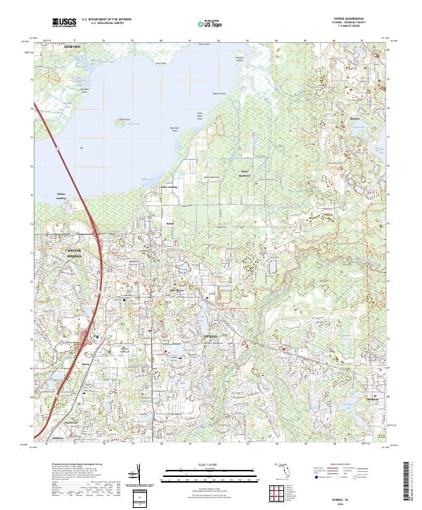 USGS Topographic Map – Oviedo