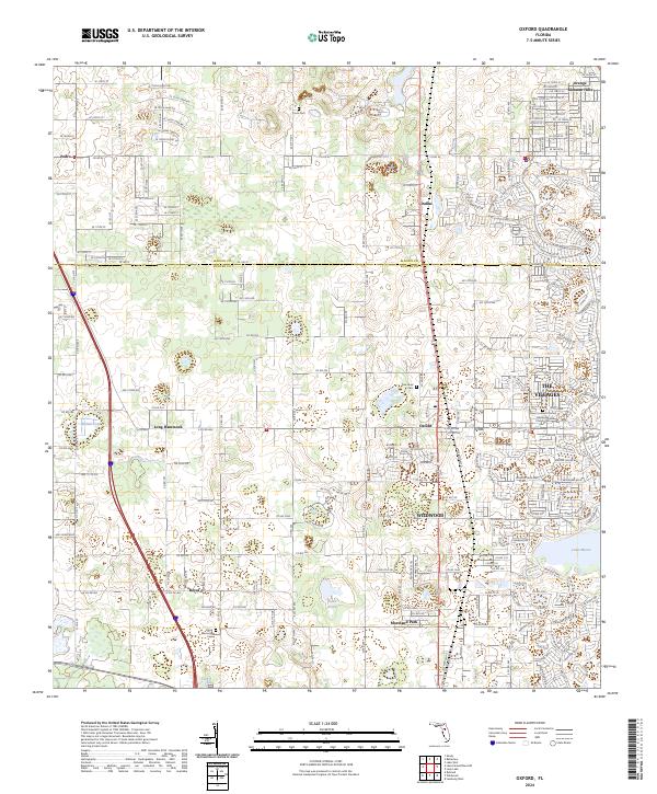USGS Topographic Map – Oxford