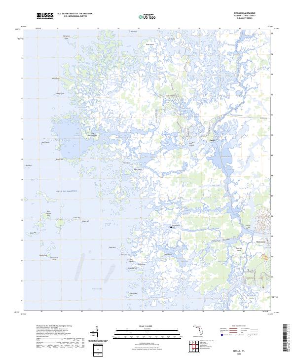 USGS Topographic Map – Ozello