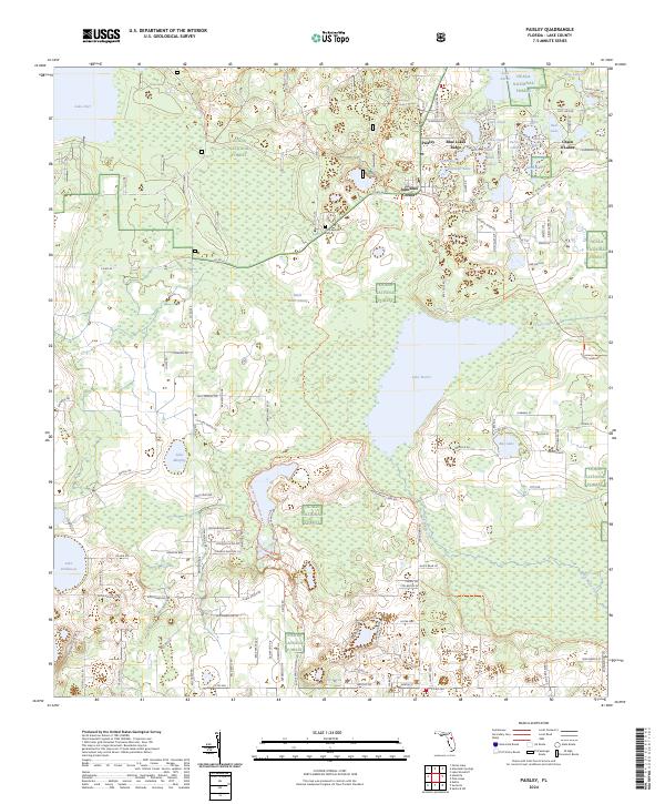 USGS Topographic Map – Paisley