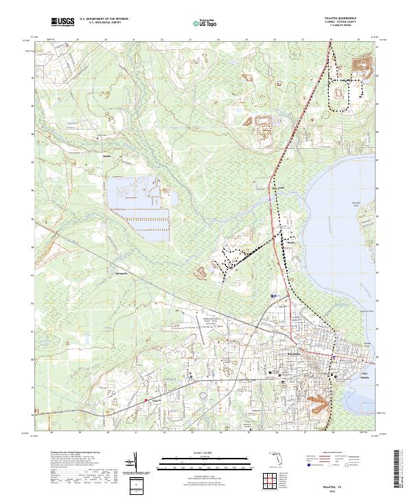 USGS Topographic Map – Palatka