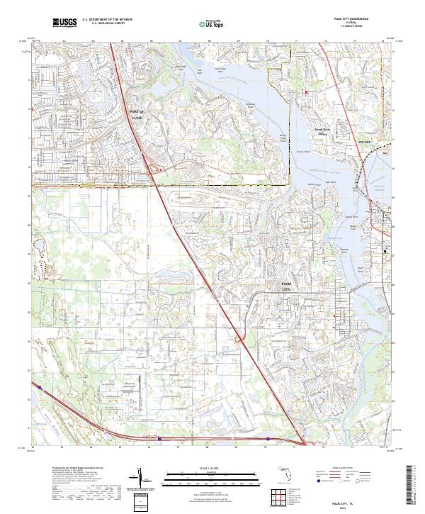 USGS Topographic Map – Palm City