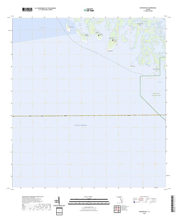 USGS Topographic Map – Panther Key