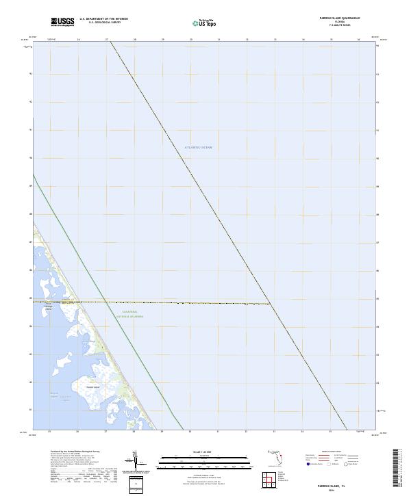 USGS Topographic Map – Pardon Island
