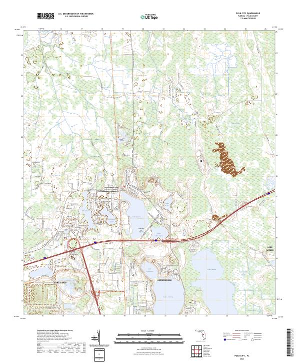 USGS Topographic Map – Polk City