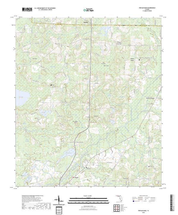 USGS Topographic Map – Poplar Head