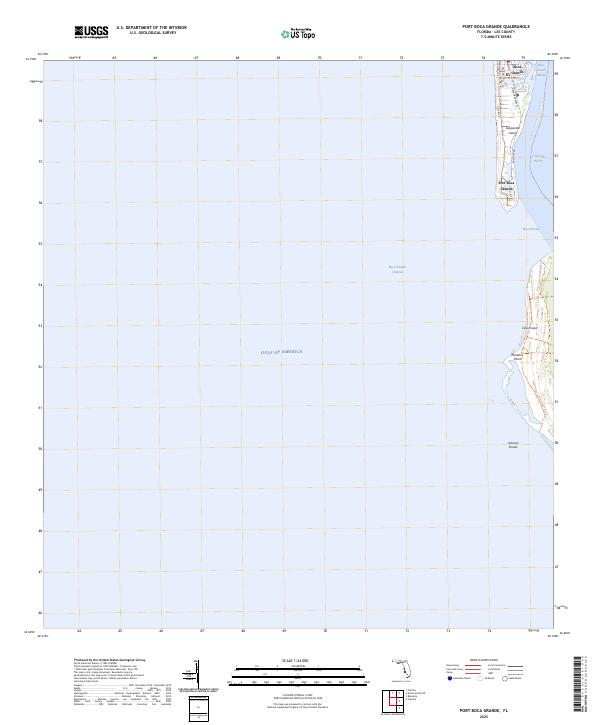 USGS Topographic Map – Port Boca Grande