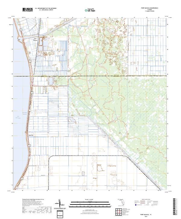 USGS Topographic Map – Port Mayaca