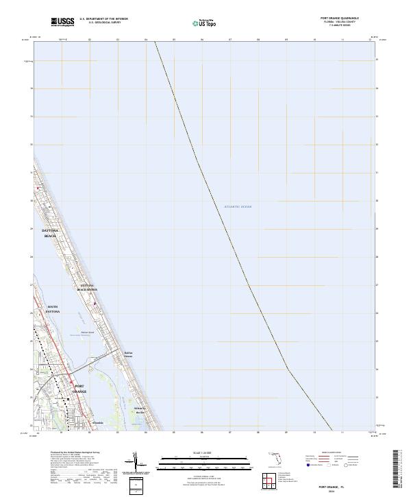 USGS Topographic Map – Port Orange
