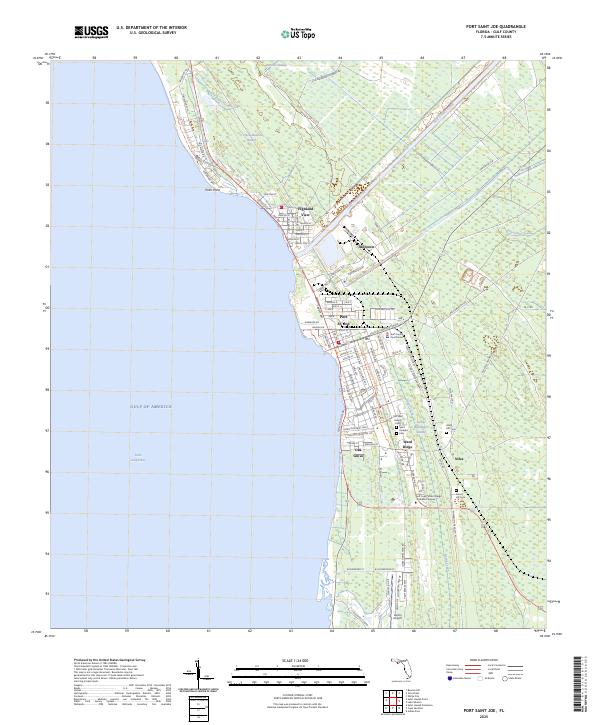 USGS Topographic Map – Port Saint Joe