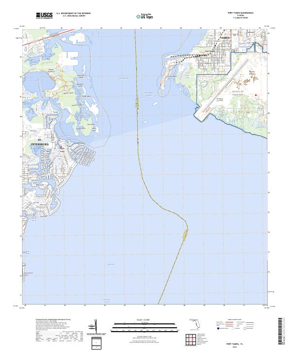 USGS Topographic Map – Port Tampa