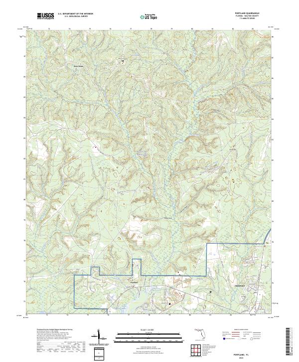 USGS Topographic Map – Portland