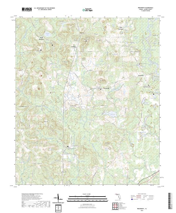 USGS Topographic Map – Prosperity