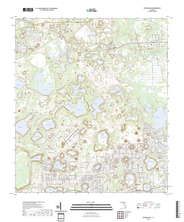 USGS Topographic Map – Putnam Hall