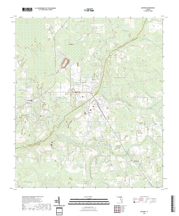 USGS Topographic Map – Raiford