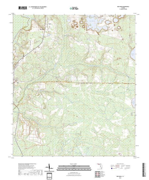 USGS Topographic Map – Red Head