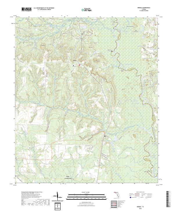 USGS Topographic Map – Redbay