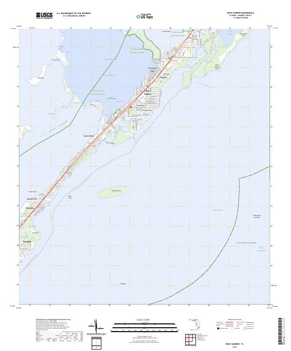 USGS Topographic Map – Rock Harbor