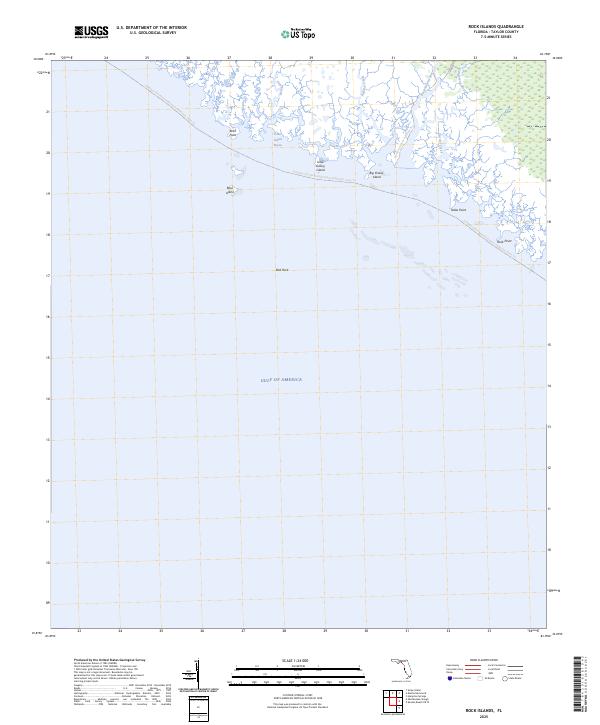 USGS Topographic Map – Rock Islands